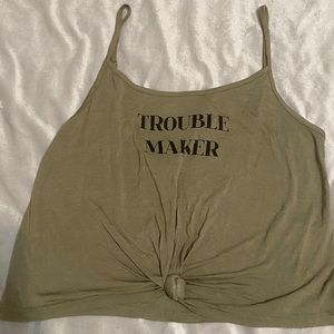 Trouble Maker Crop Top